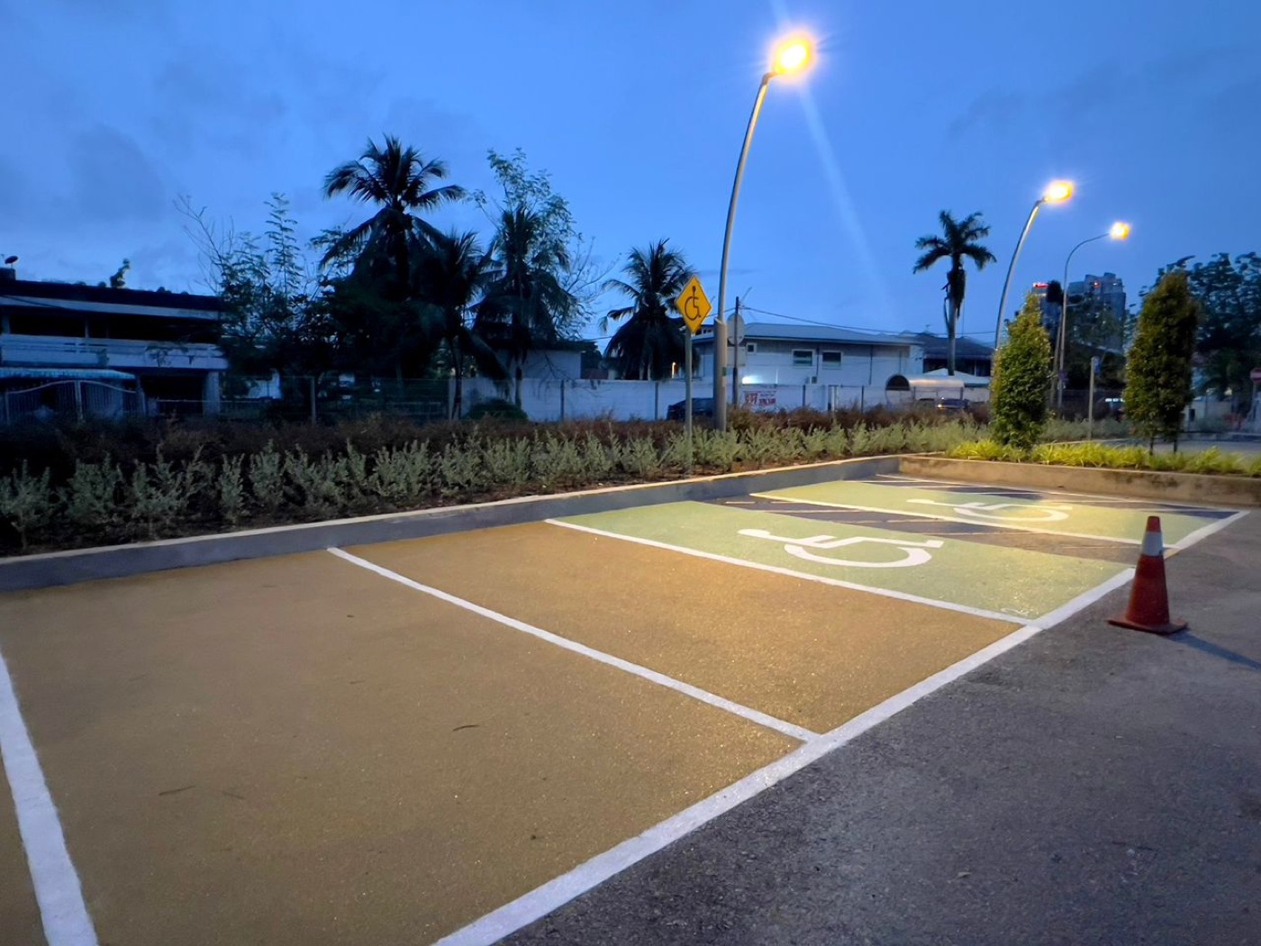 GLASTE resurfaced parking bays for DBKL Kuala Lumpur